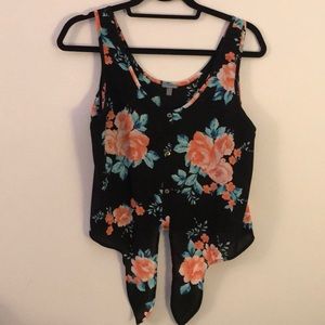 Tie Front Tank Top